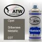 Preview: Opel, Silbersee Metallic, 03T: 400ml Sprühdose, von ATW Autoteile West.